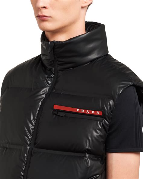 prada padded vest|prada vests for men.